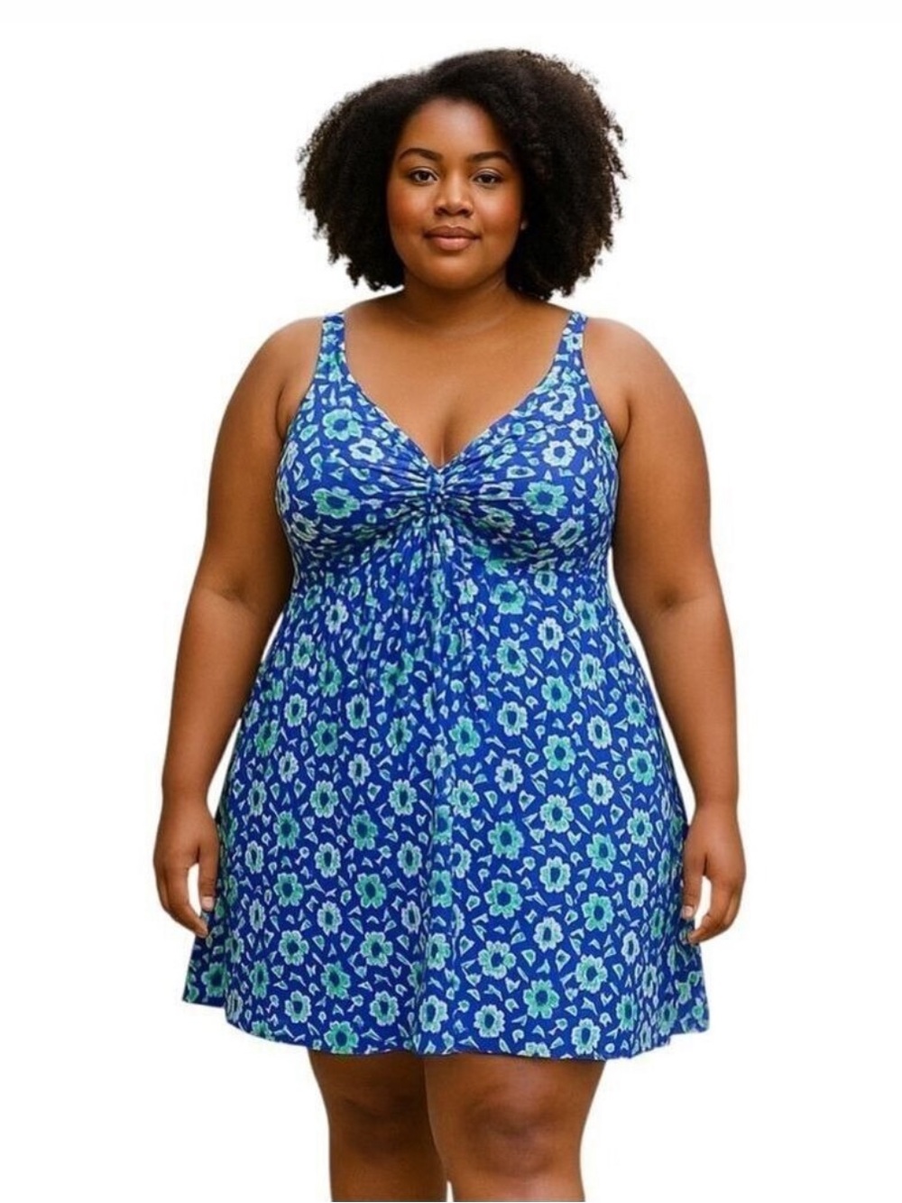 Penbrooke Swimsuits Tummy Control Size 16 Purple, Green, Black & White